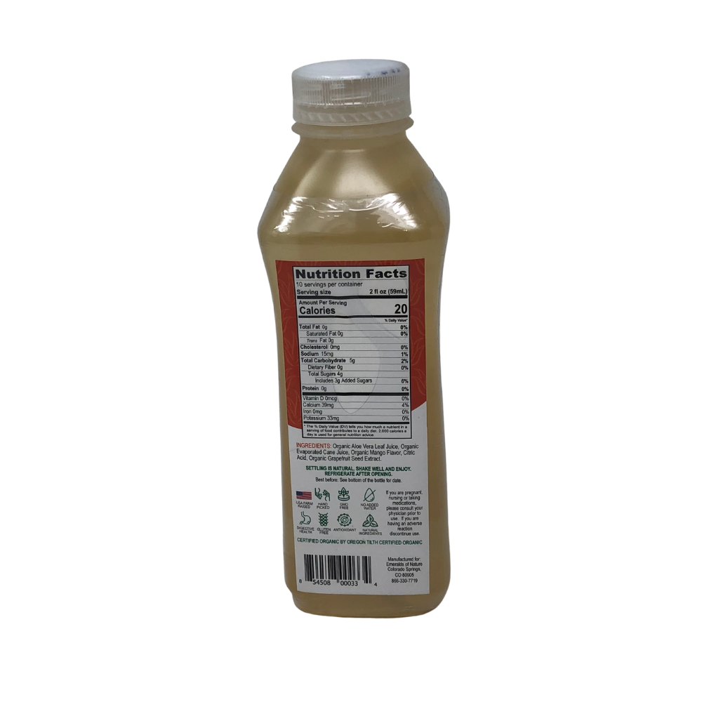 Vegan and Gluten-Free Aloe Beverage