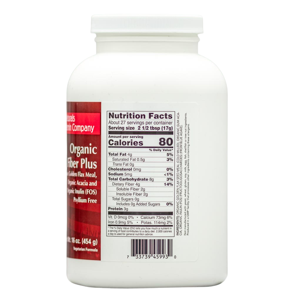 Nutrient-Rich Organic Fiber Plus Supplement by Bluegrass Naturals