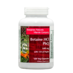 Bluegrass Naturals Betaine HCl PhQ Supplement Bottle