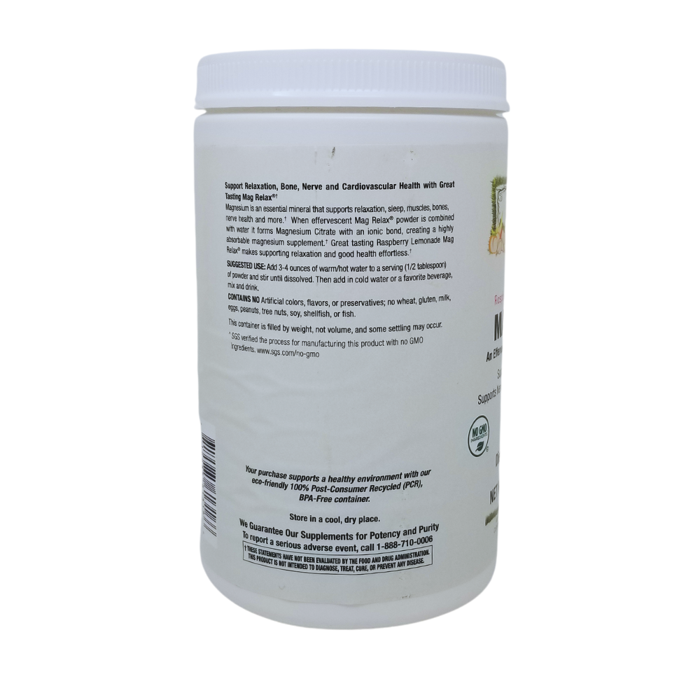 Mag Relax Supplement - Effervescent Formula for Restful Nights