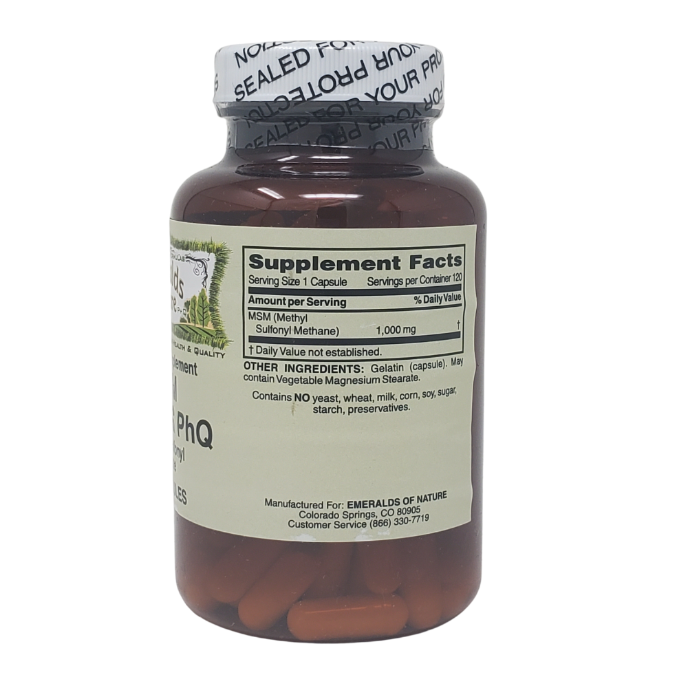 Wellness Boost with Emeralds of Nature MSM