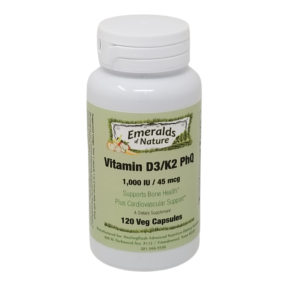 Emeralds of Nature Vitamin D3 K2 Supplement