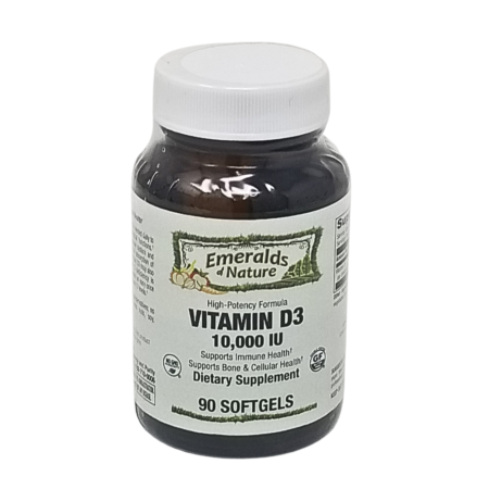 Emeralds of Nature Vitamin D3 10,000 IU Supplement
