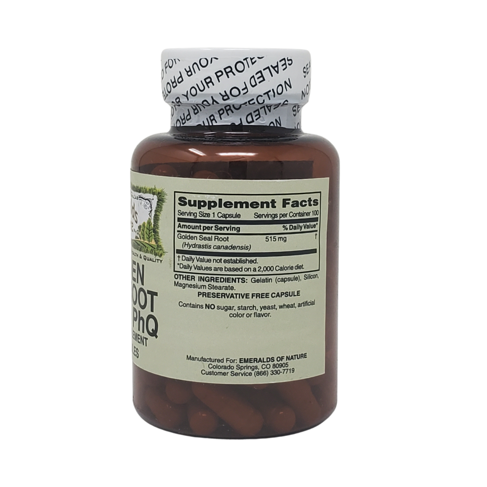 Emeralds of Nature Golden Seal Root Capsules