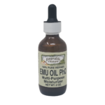 EMU Oil PhQ - Bottle of EMU Oil, a natural moisturizer