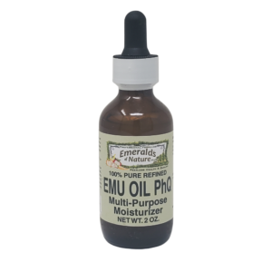 EMU Oil PhQ - Bottle of EMU Oil, a natural moisturizer