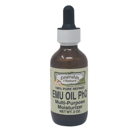 EMU Oil PhQ - Bottle of EMU Oil, a natural moisturizer